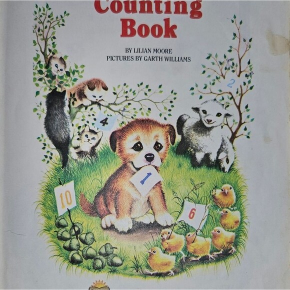 My First Counting Book – Golden Books Early Reader Toddler Vintage Style - Picture 3 of 4